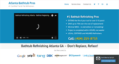 Desktop Screenshot of bathtubrefinishingatlanta.org